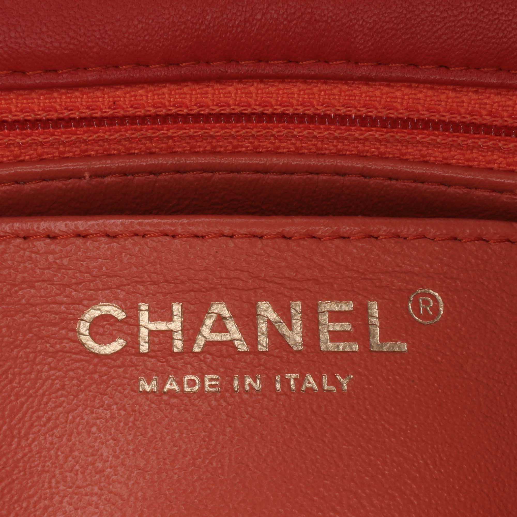 Mini Square Classic Lambskin Single Flap