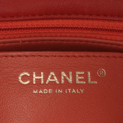 Mini Square Classic Lambskin Single Flap