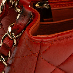 Mini Square Classic Lambskin Single Flap