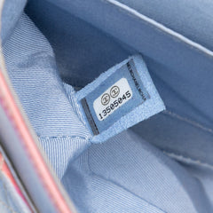 Medium Classic Printed Lambskin Watercolor Double Flap