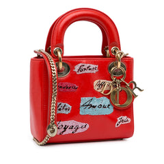 Mini Calfskin Sequin Embellished Lady Dior