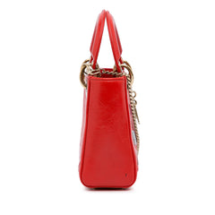 Mini Calfskin Sequin Embellished Lady Dior