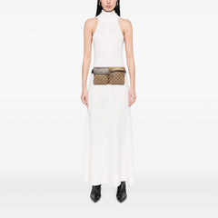 GG Canvas Double Pocket Belt Bag