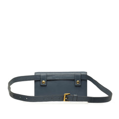 Leather Saddle Belt Bag