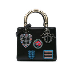 Medium Calfskin Patch Embellished Lady Dior