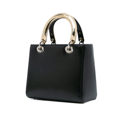 Medium Calfskin Patch Embellished Lady Dior