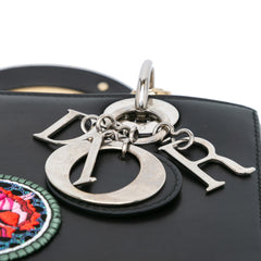 Medium Calfskin Patch Embellished Lady Dior