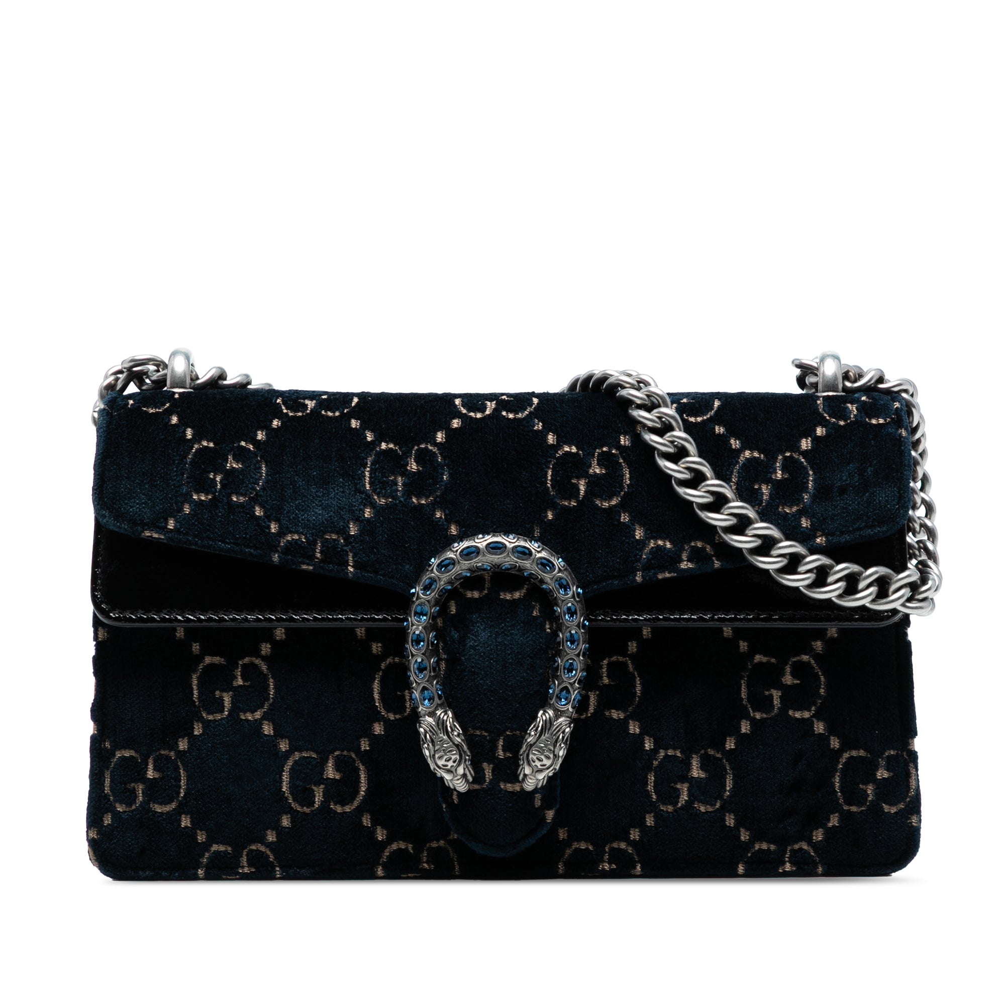 Medium GG Velvet Dionysus Crossbody