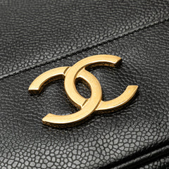 Triple CC Caviar Shoulder Bag
