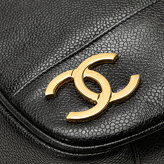 Triple CC Caviar Shoulder Bag