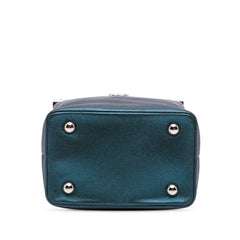 CC Metallic Calfskin Vanity Case