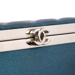 CC Metallic Calfskin Vanity Case