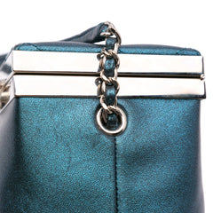 CC Metallic Calfskin Vanity Case