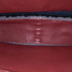Medium Quilted Shearling Single Flap