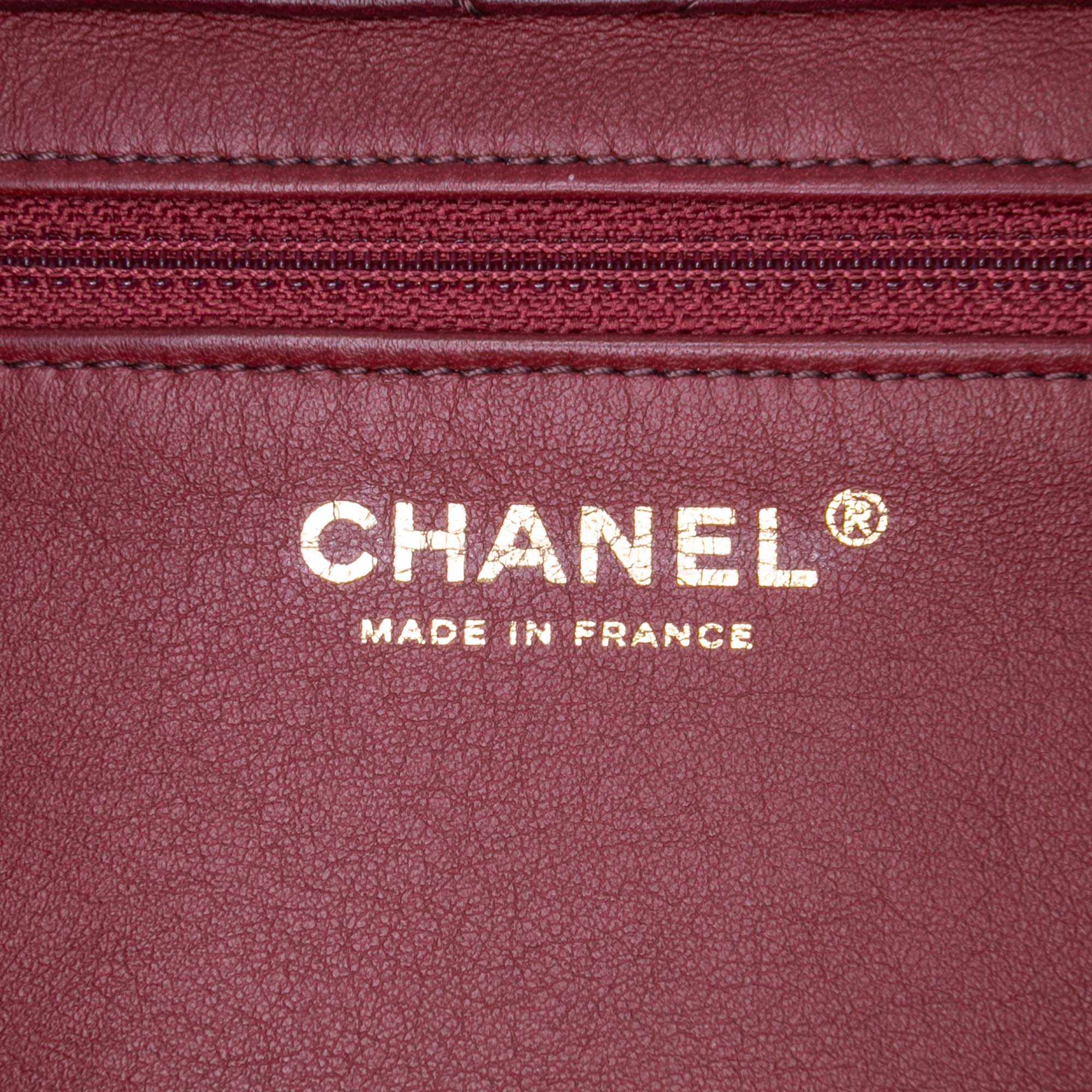 Medium Quilted Shearling Single Flap