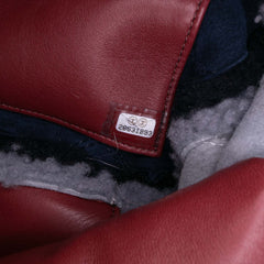 Medium Quilted Shearling Single Flap