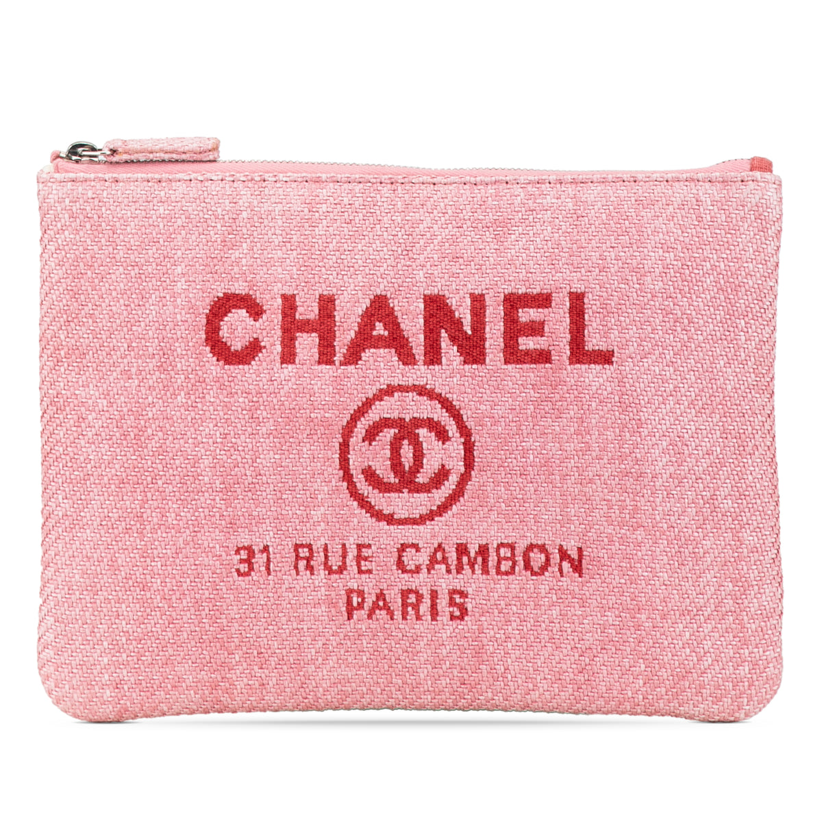 Small Straw Deauville O Case Clutch