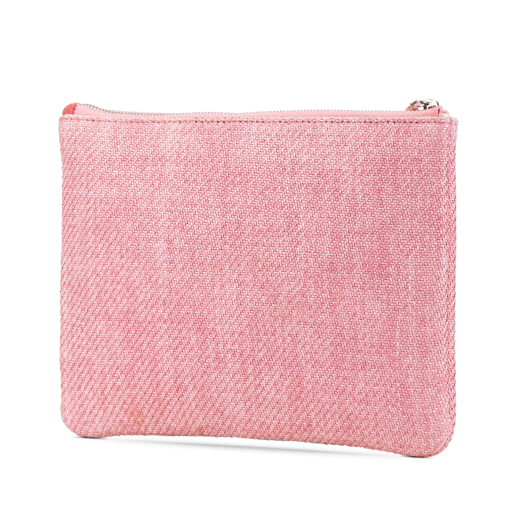 Small Straw Deauville O Case Clutch