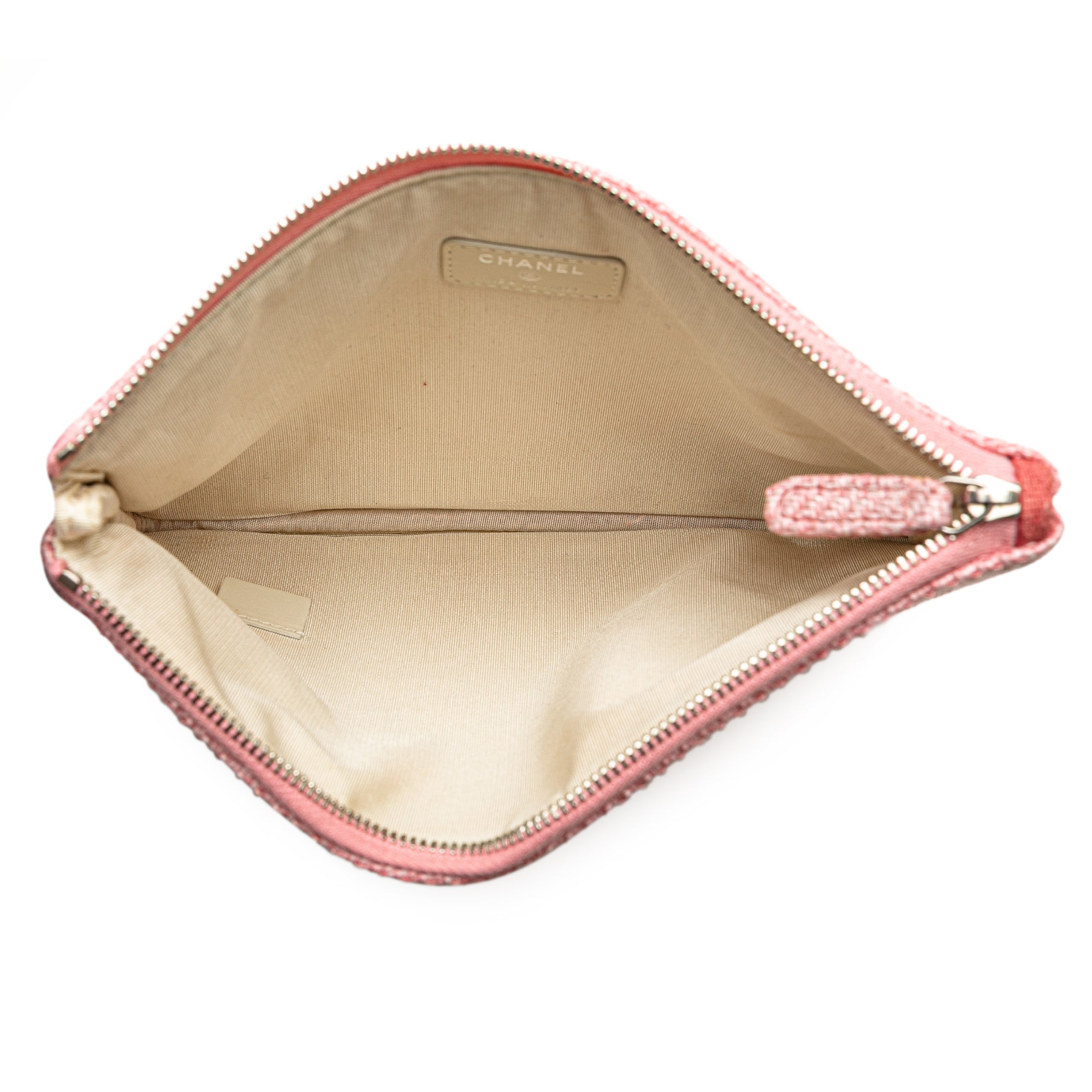 Small Straw Deauville O Case Clutch