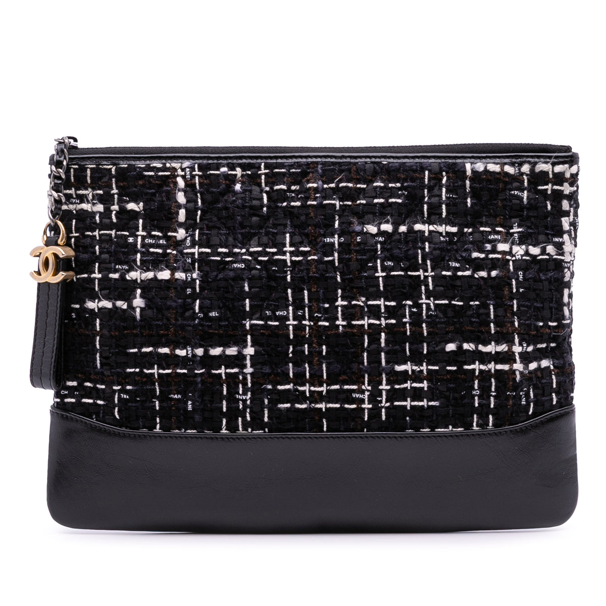 Medium Tweed Gabrielle O Case Clutch