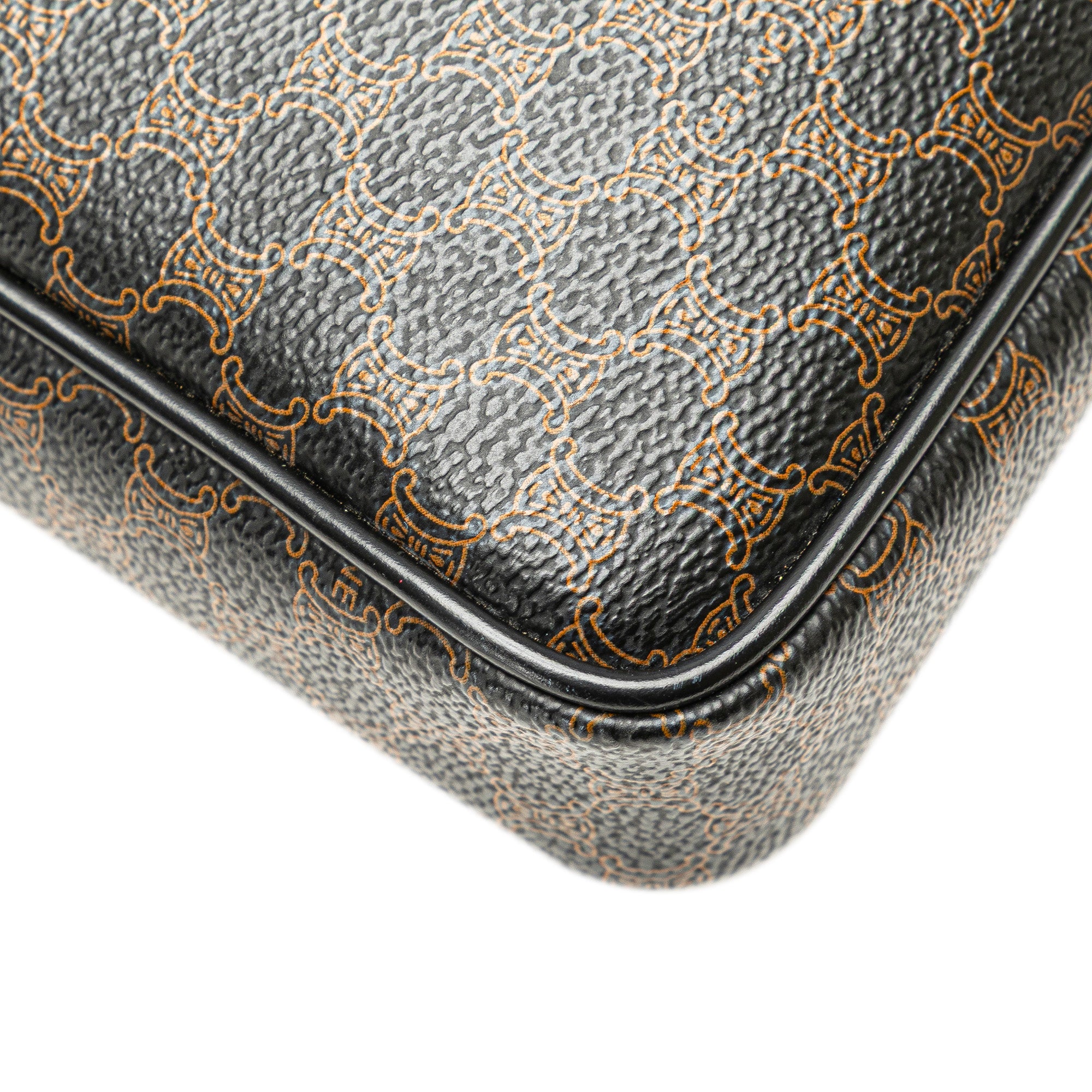 Macadam Coated Canvas Clutch