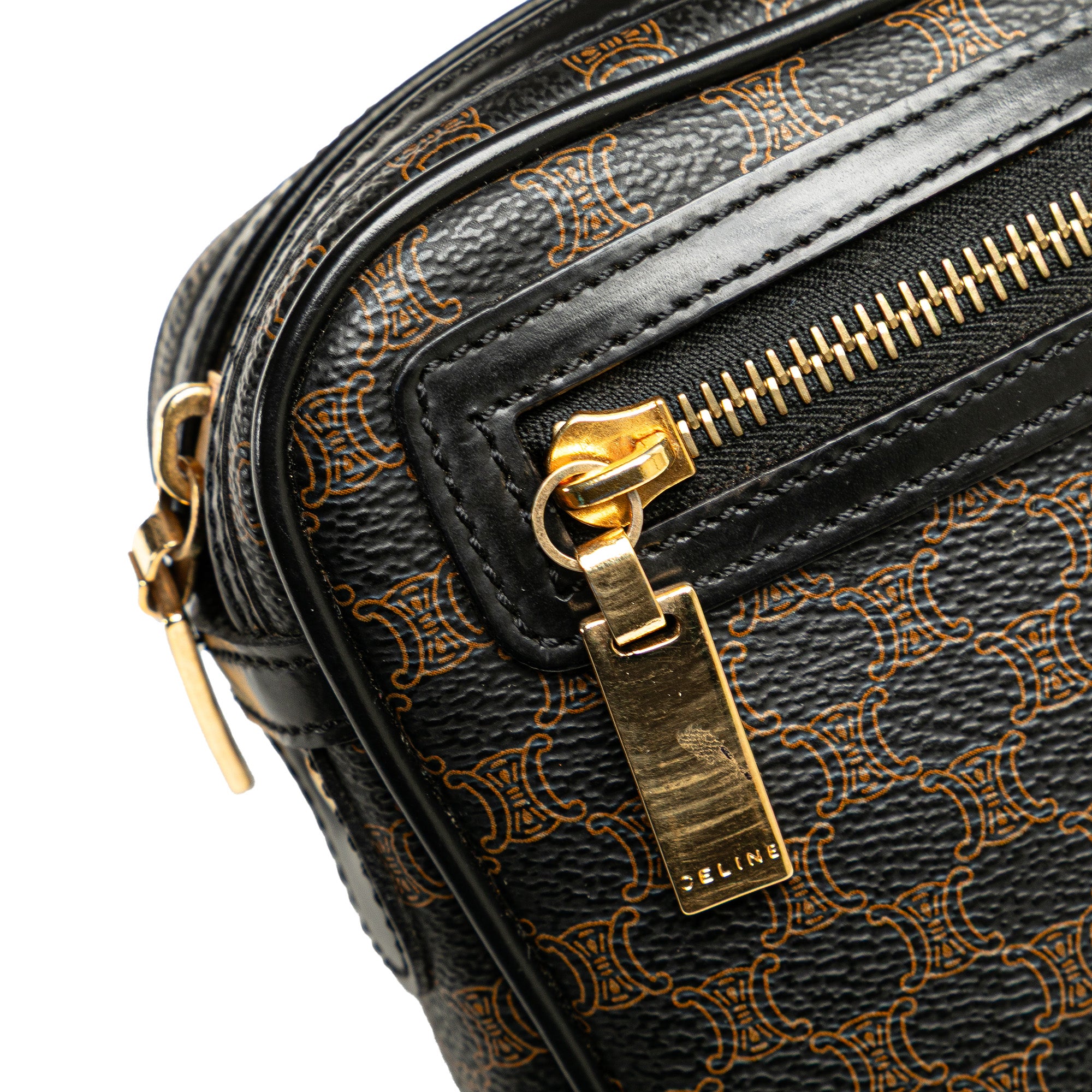 Macadam Coated Canvas Clutch