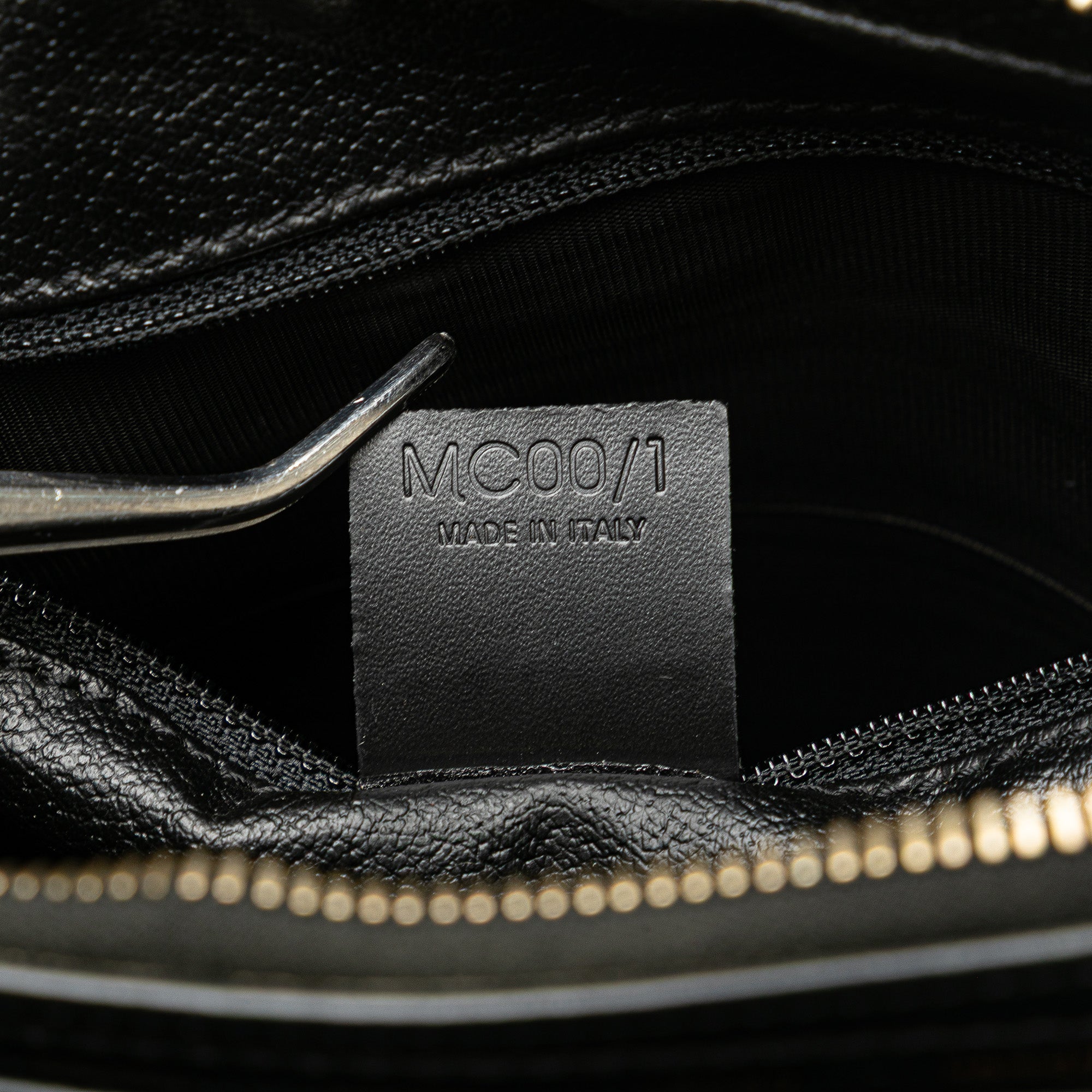 Macadam Coated Canvas Clutch