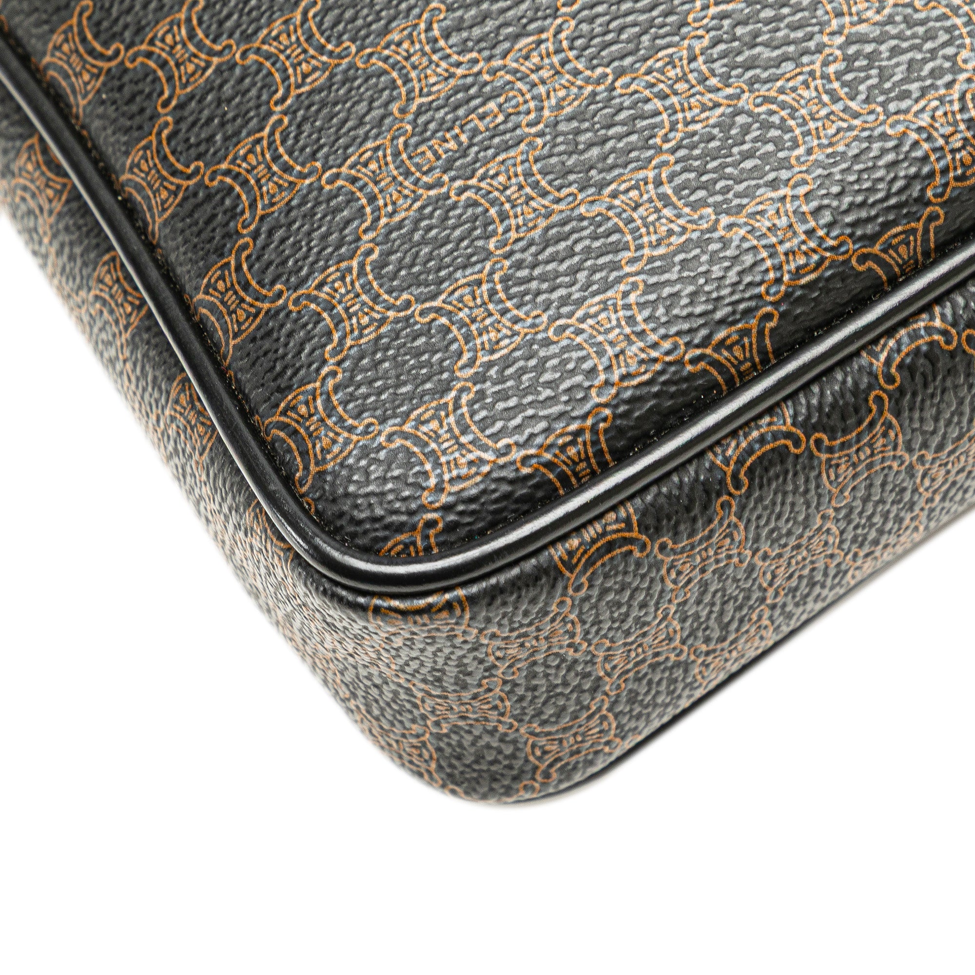 Macadam Coated Canvas Clutch
