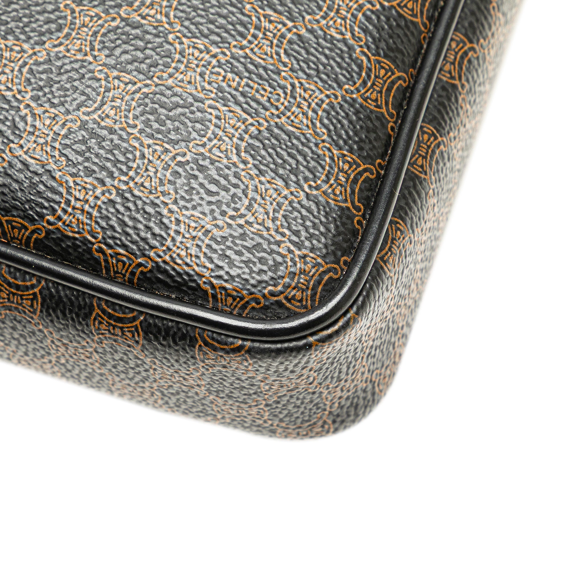 Macadam Coated Canvas Clutch