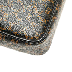 Macadam Coated Canvas Clutch