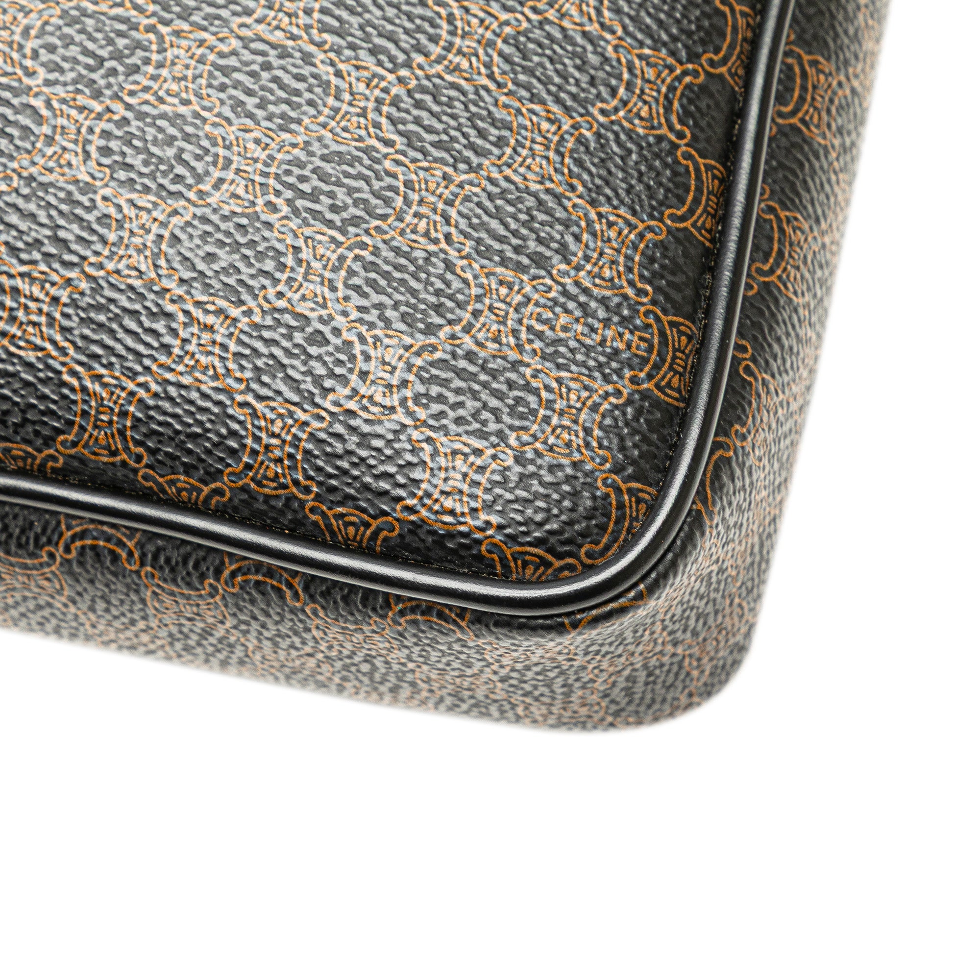 Macadam Coated Canvas Clutch