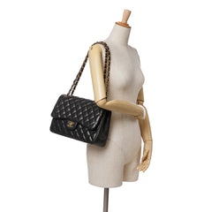 Jumbo Classic Lambskin Double Flap