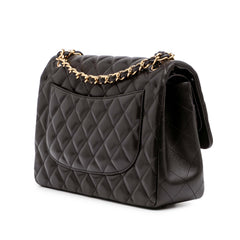 Jumbo Classic Lambskin Double Flap