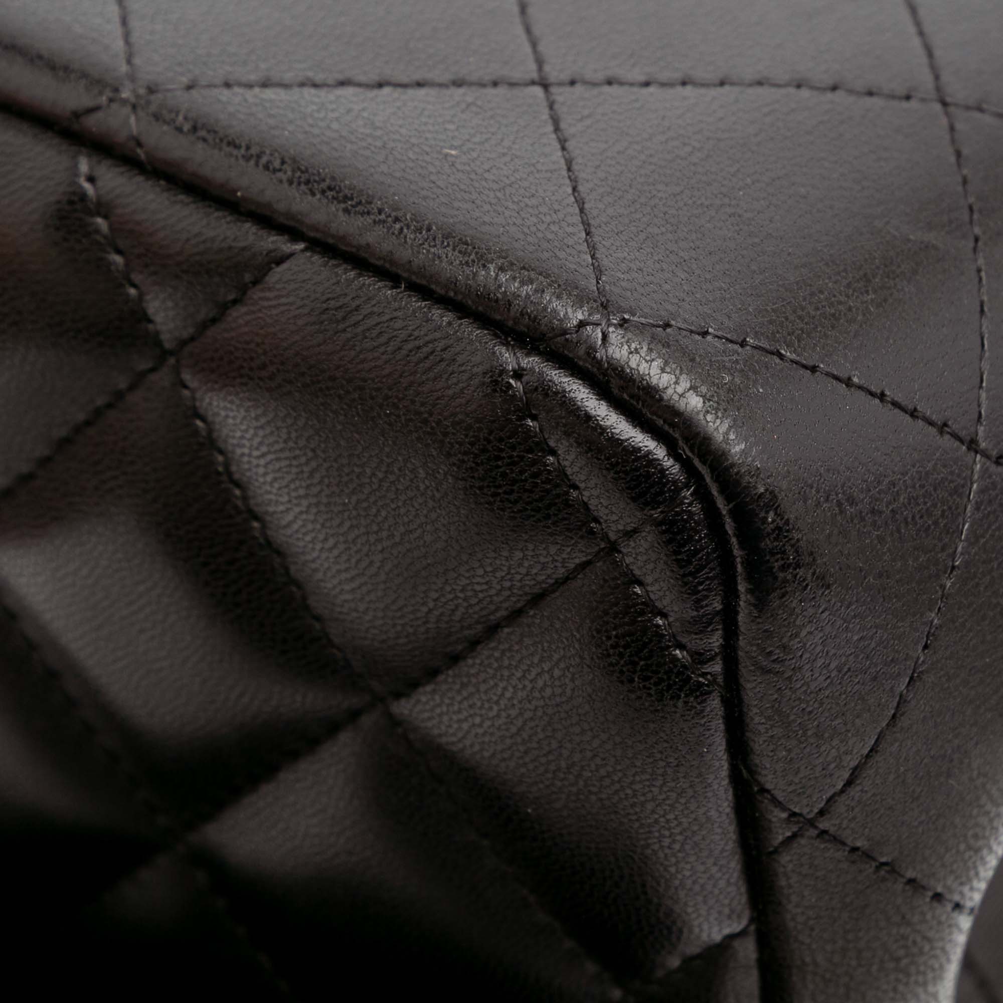 Jumbo Classic Lambskin Double Flap