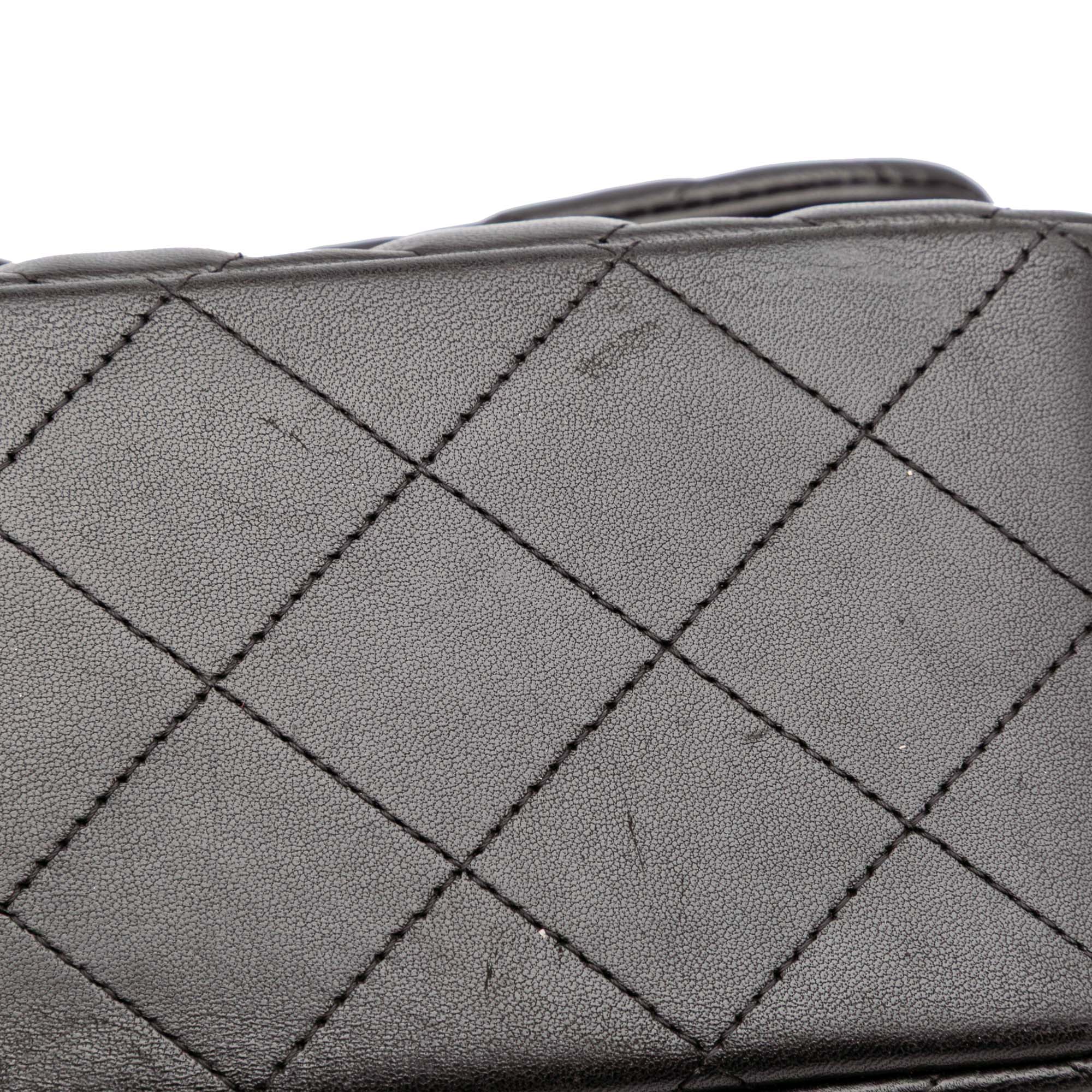 Jumbo Classic Lambskin Double Flap