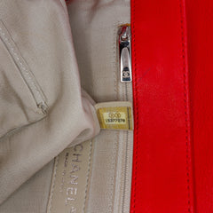 Maxi Washed Lambskin Chain Around Flap