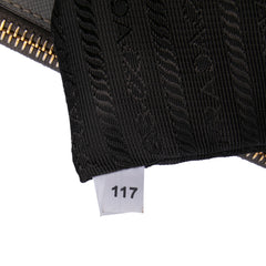 Medium Bicolor Saffiano Lux Galleria Double Zip Satchel