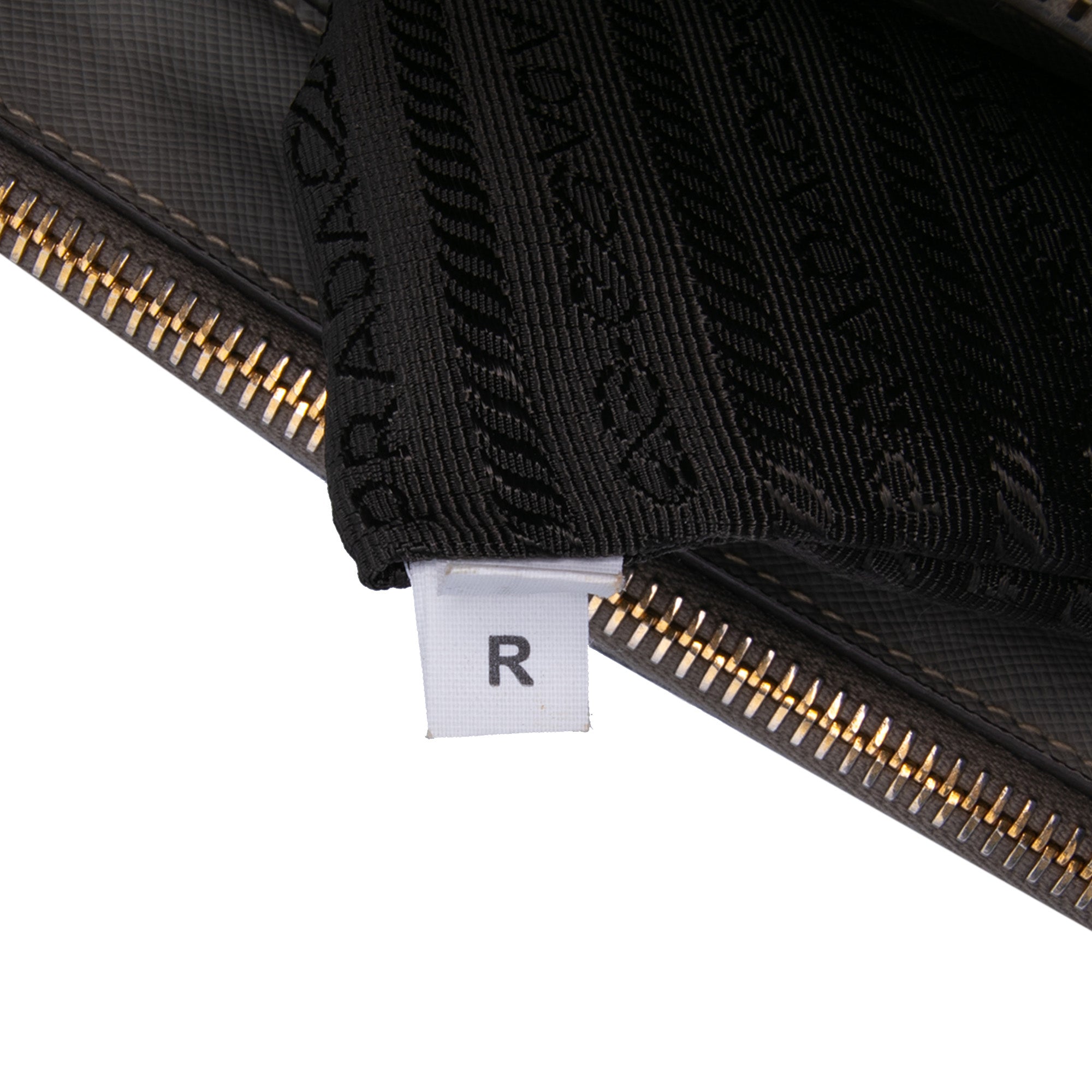 Medium Bicolor Saffiano Lux Galleria Double Zip Satchel