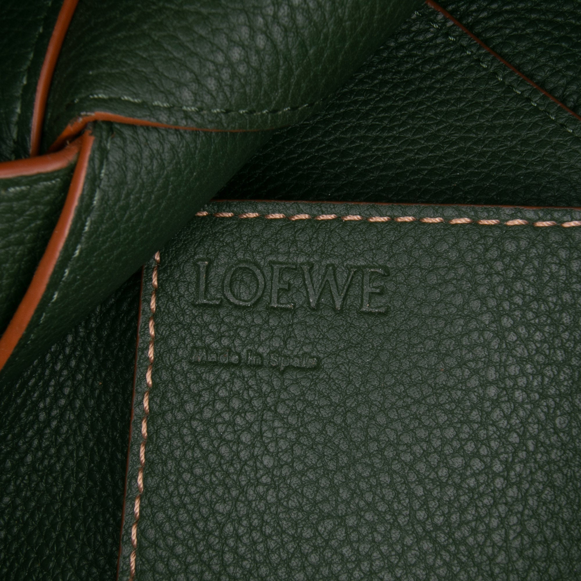 Small Woven Leather Surplus Basket Bag
