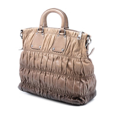 Nappa Gaufre Ombre Satchel