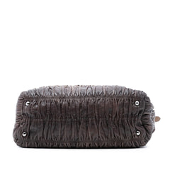 Nappa Gaufre Ombre Satchel