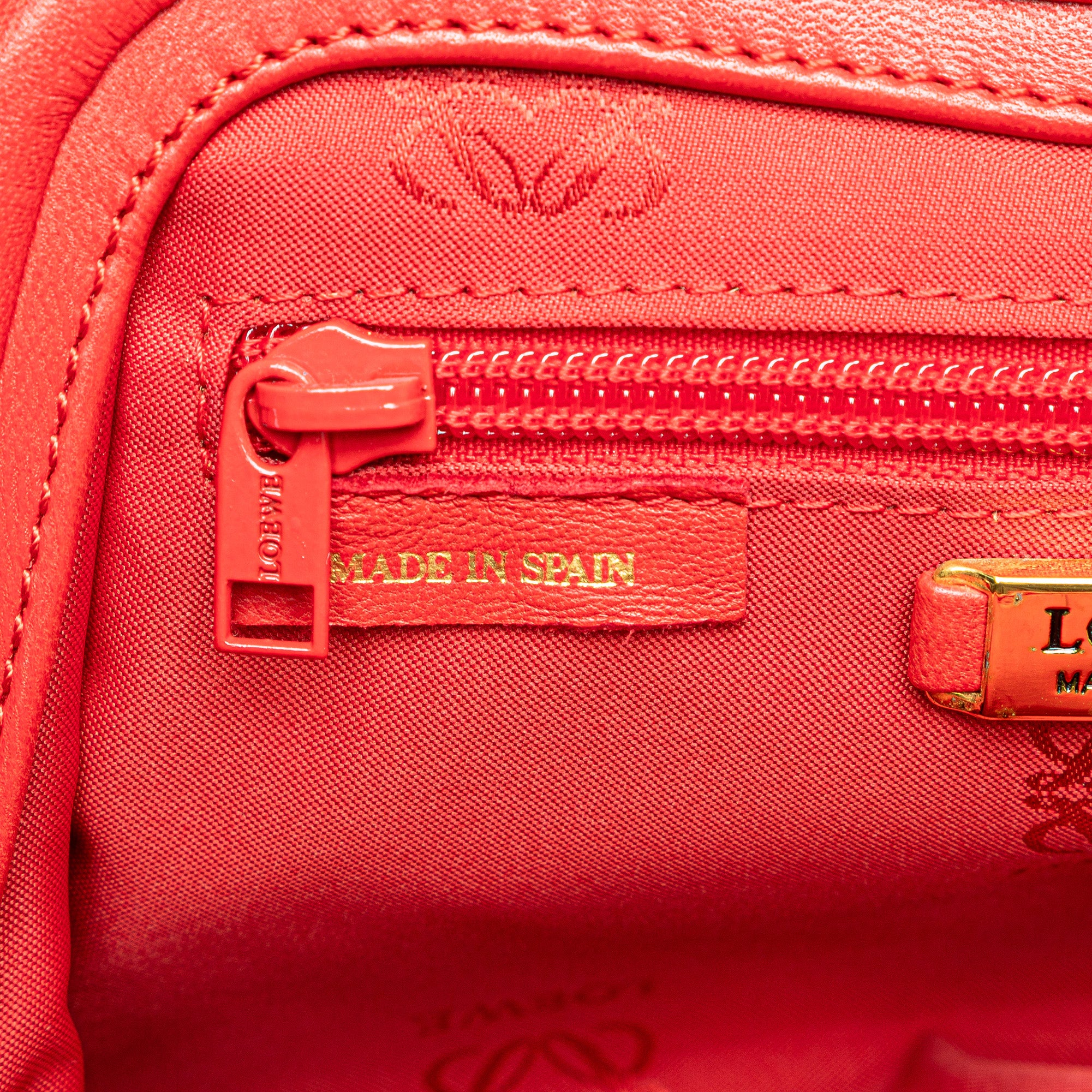 Leather Anagram Frame Handbag