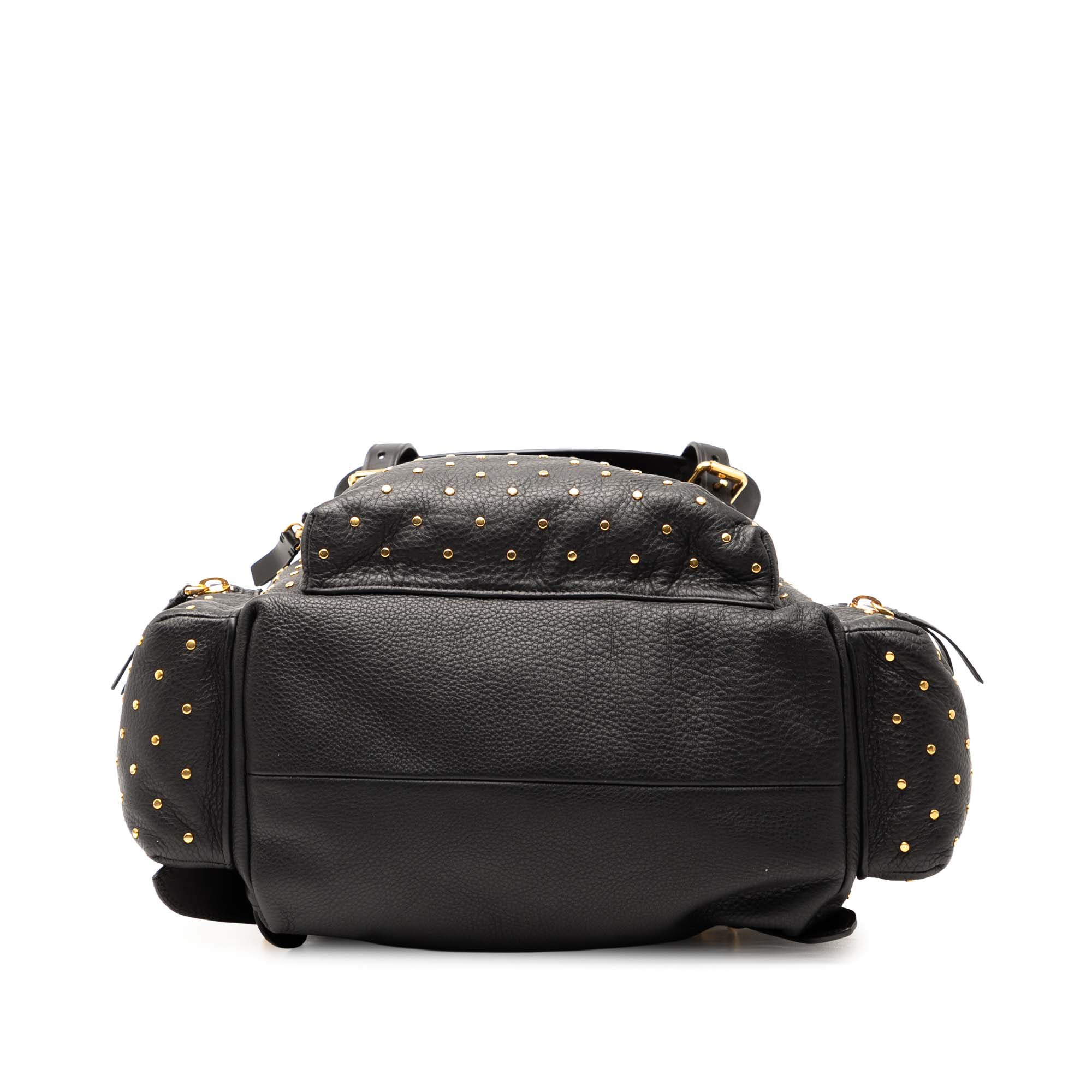 Leather Studded Rucksack Backpack