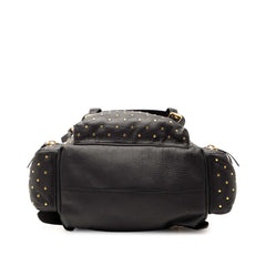 Leather Studded Rucksack Backpack