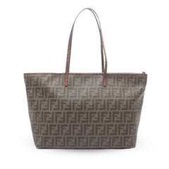 Medium Zucca Coated Canvas Roll Tote