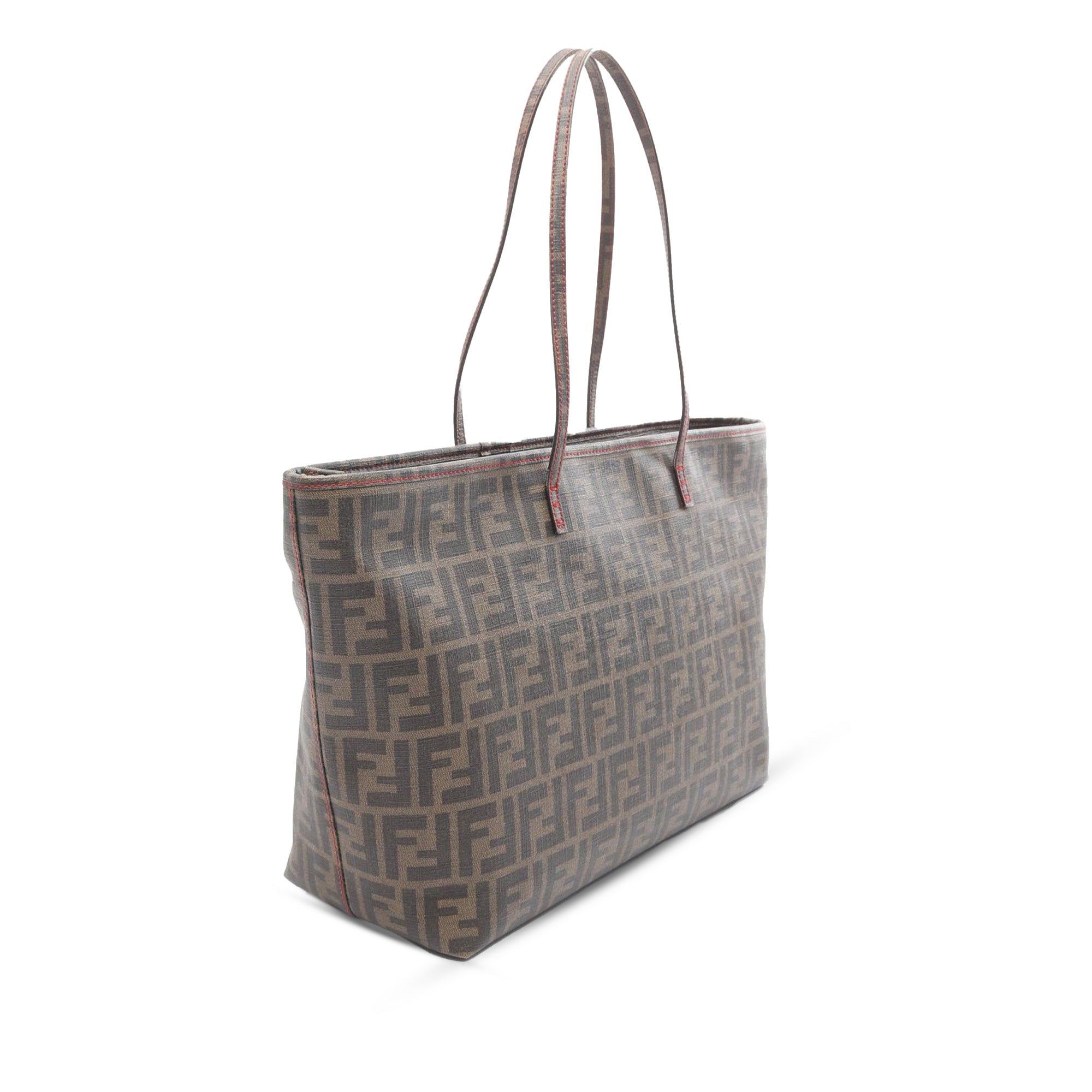 Medium Zucca Coated Canvas Roll Tote