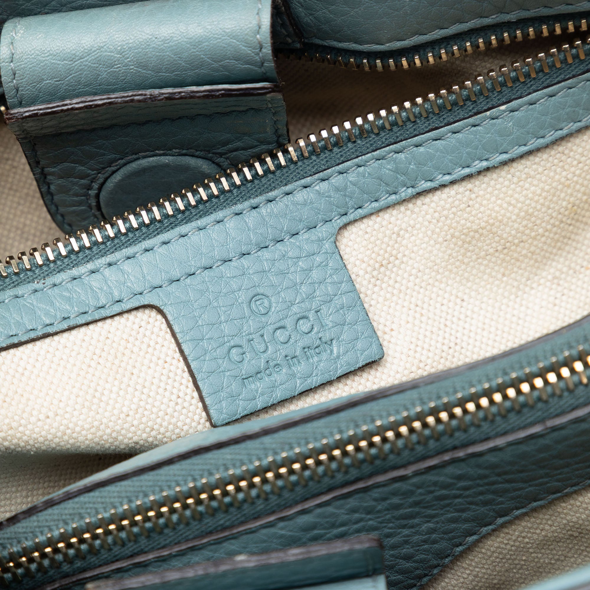 Medium Calfskin Bamboo Shopper Satchel