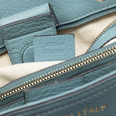 Medium Calfskin Bamboo Shopper Satchel