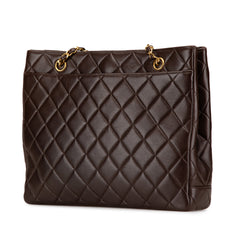 CC Quilted Lambskin Turnlock Tote