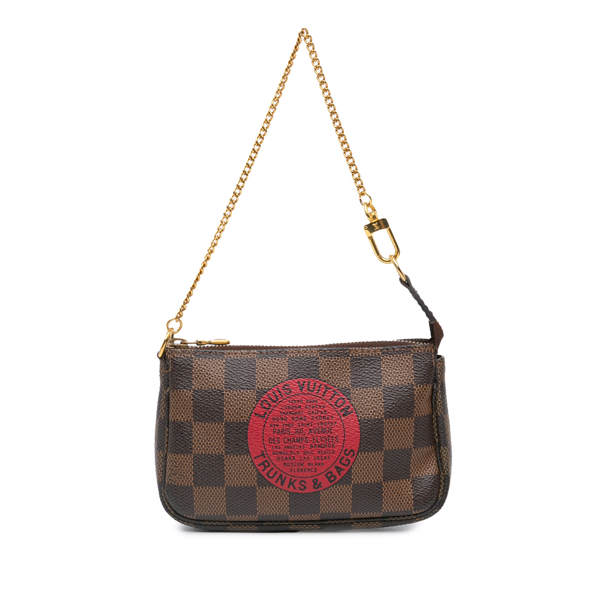 Damier Ebene Trunks and Bags Mini Pochette Accessoires